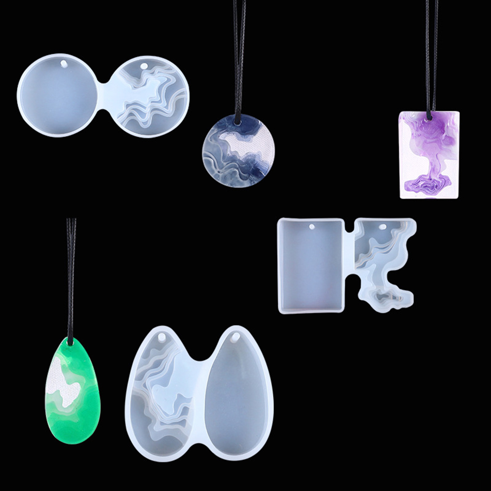 Art Craft Show - Ensemble de 3 moules en silicone