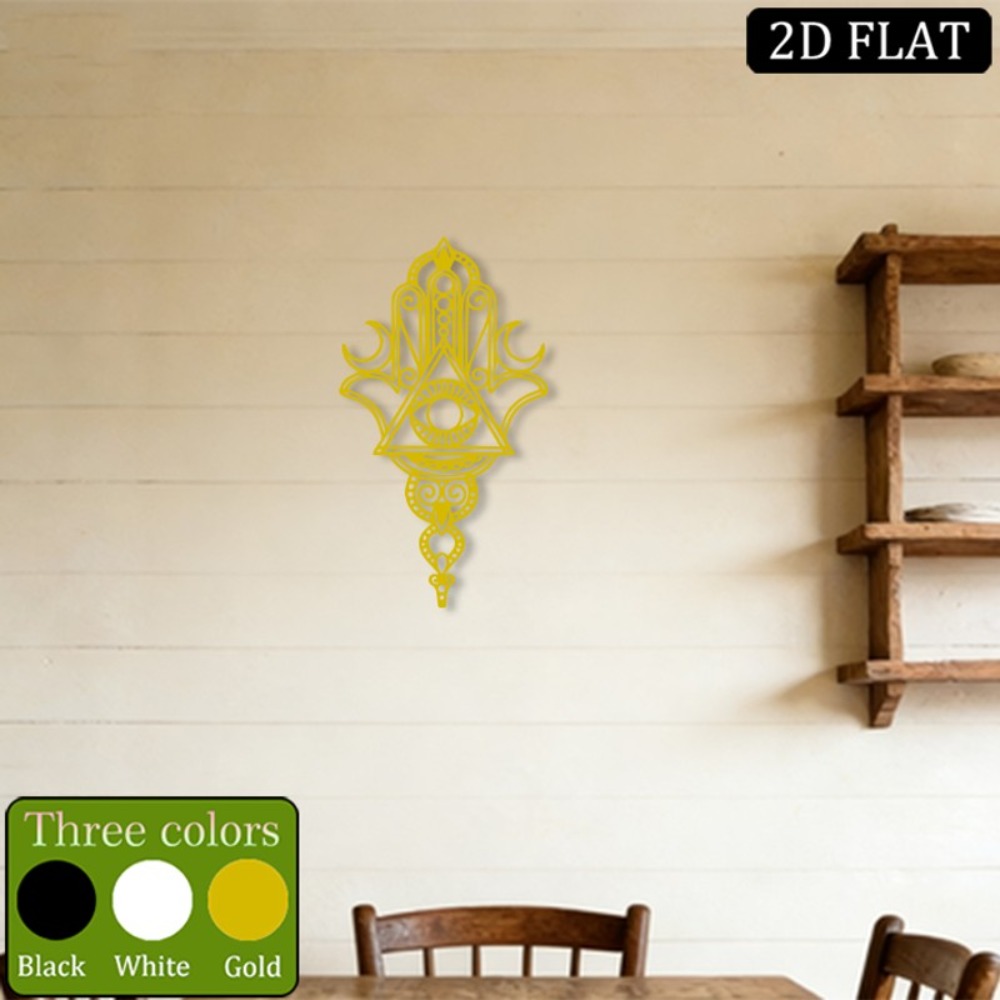 Art & Craft Paper Origami - CIFBUY Décoration Murale Métallique Hamsa et