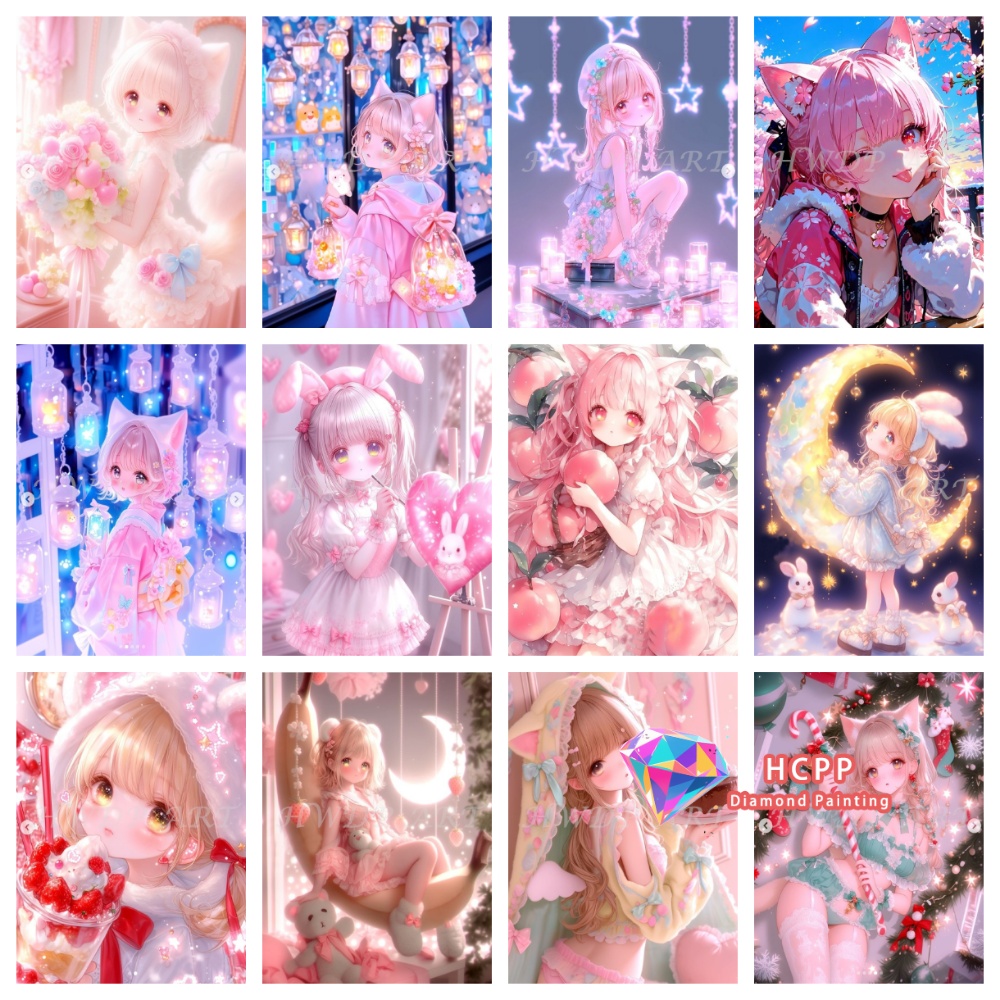 Art Craft Japan - Kit de Peinture Diamant Fée Fille