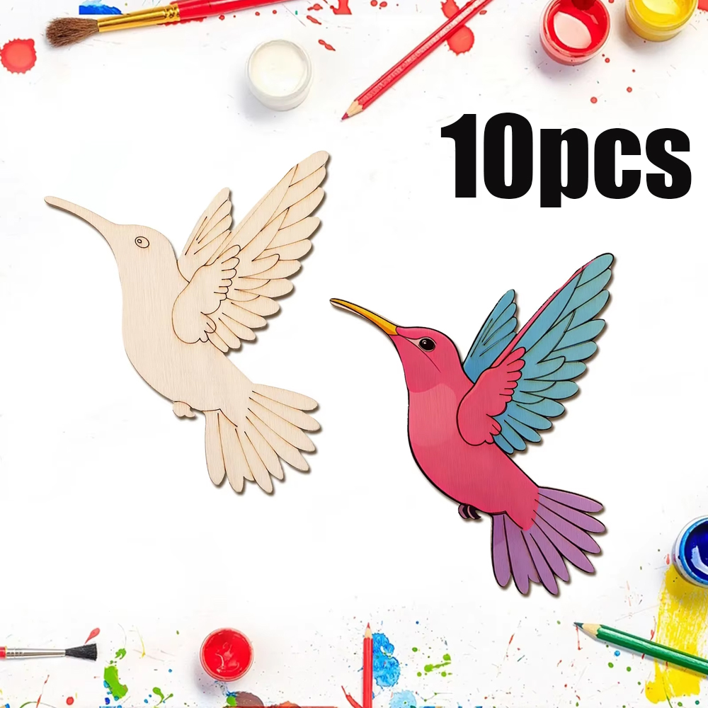 Art Craft Wood - 10 pièces de découpes en bois