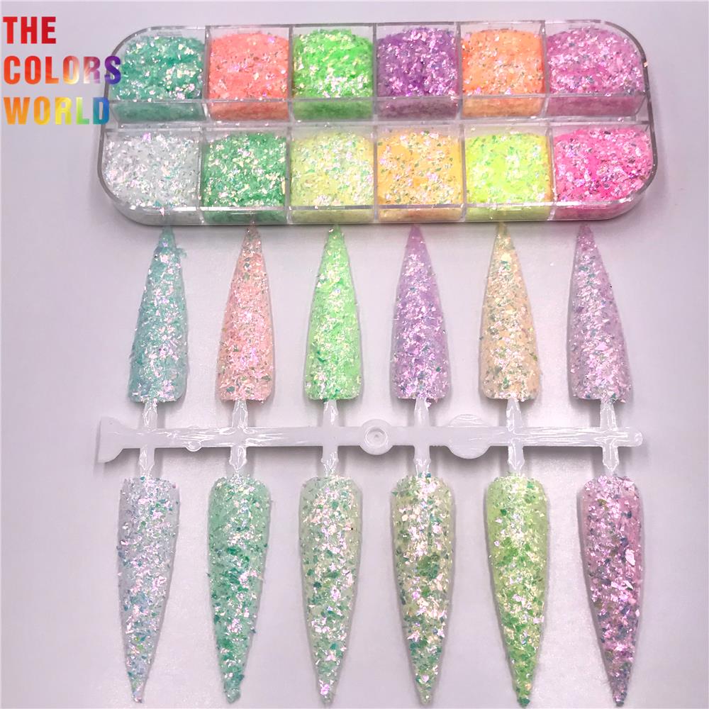 Art Craft Rainbow - Vernis à ongles brillant arc-en-ciel, paillettes,