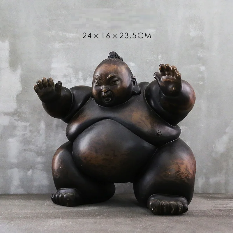 Art Craft Japan - Figurine de Sumo japonais, Ports rétro
