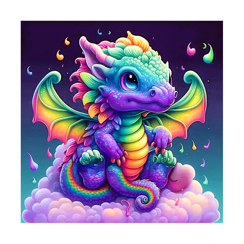 Art Craft Rainbow - Kit de Peinture Diamant Mignon Dragon