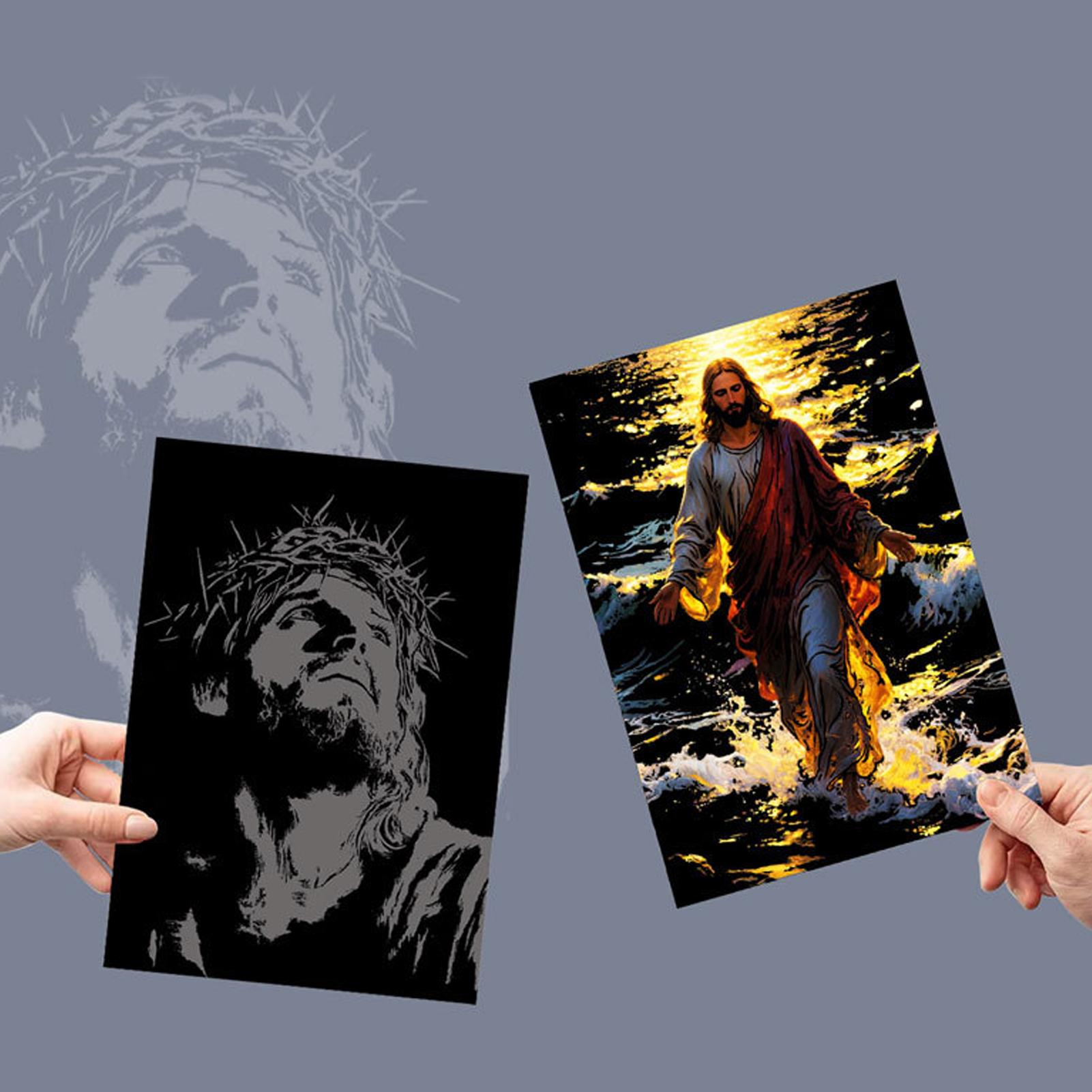 Livre à gratter jésus, peintur - Art Craft Books avis et prix