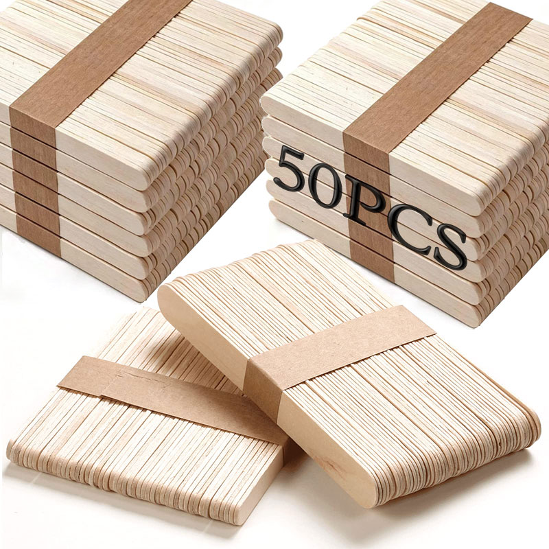 50 bâtonnets en bois naturel p - Art Craft With Ice Cream Stick avis et prix