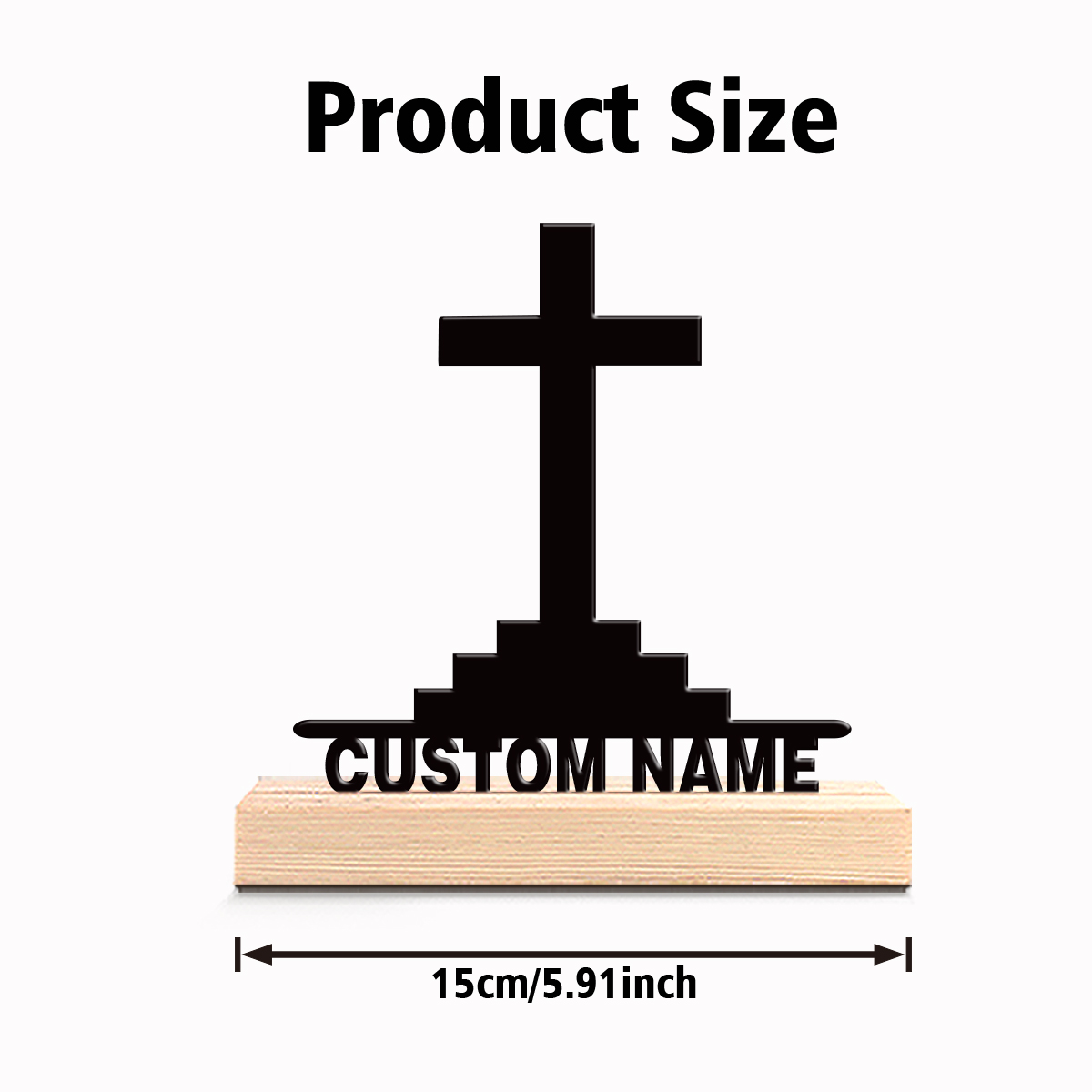 1 pièce Croix Sacrée Simple av - Art Craft Wood avis et prix
