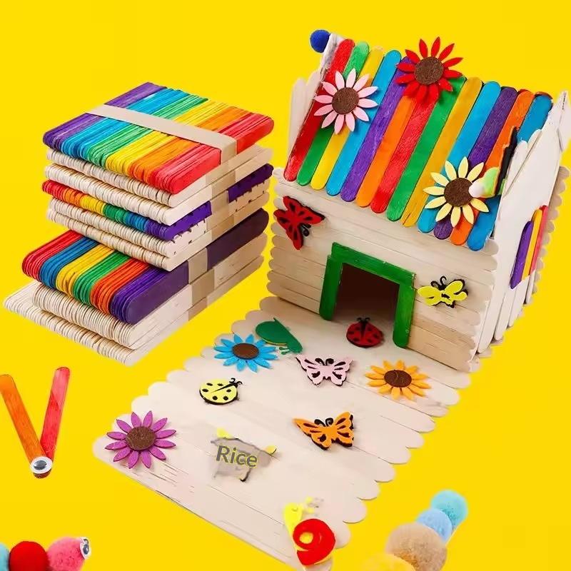 Bâtonnets de sucettes colorés  - Art Craft With Ice Cream Stick avis et prix