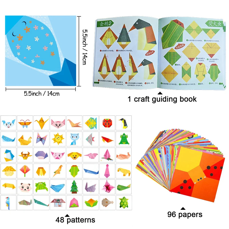 Kit d'origami avec 30/96 feuil - Art Craft Books avis et prix