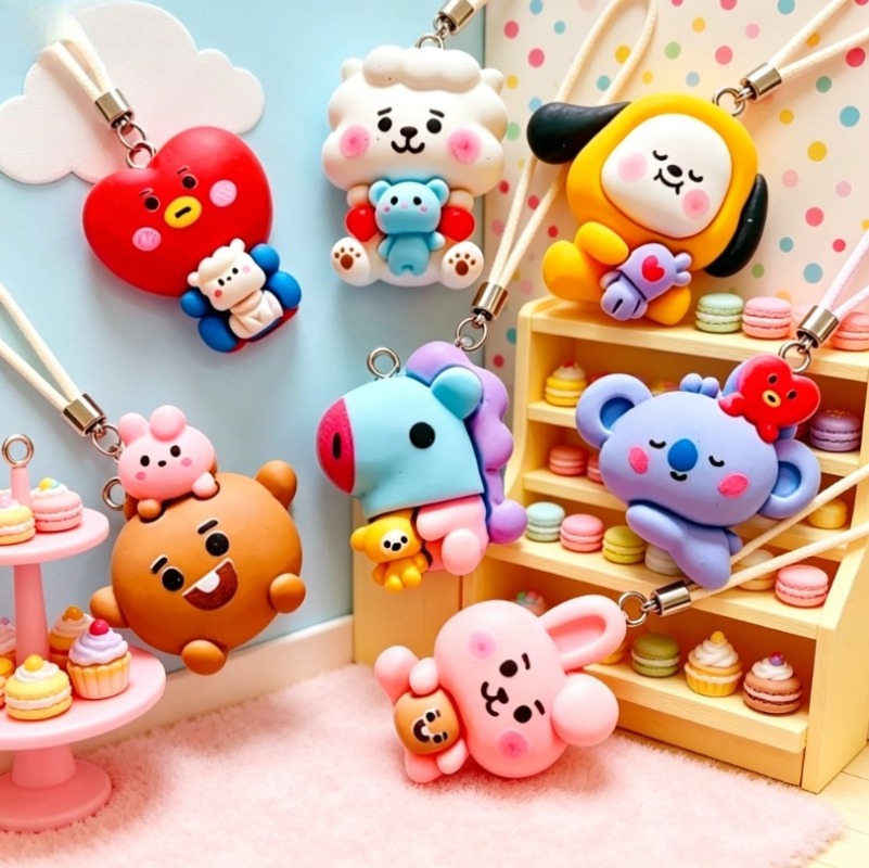 Breloques en résine BT21, 7 pi - Art Craft Materials avis et prix