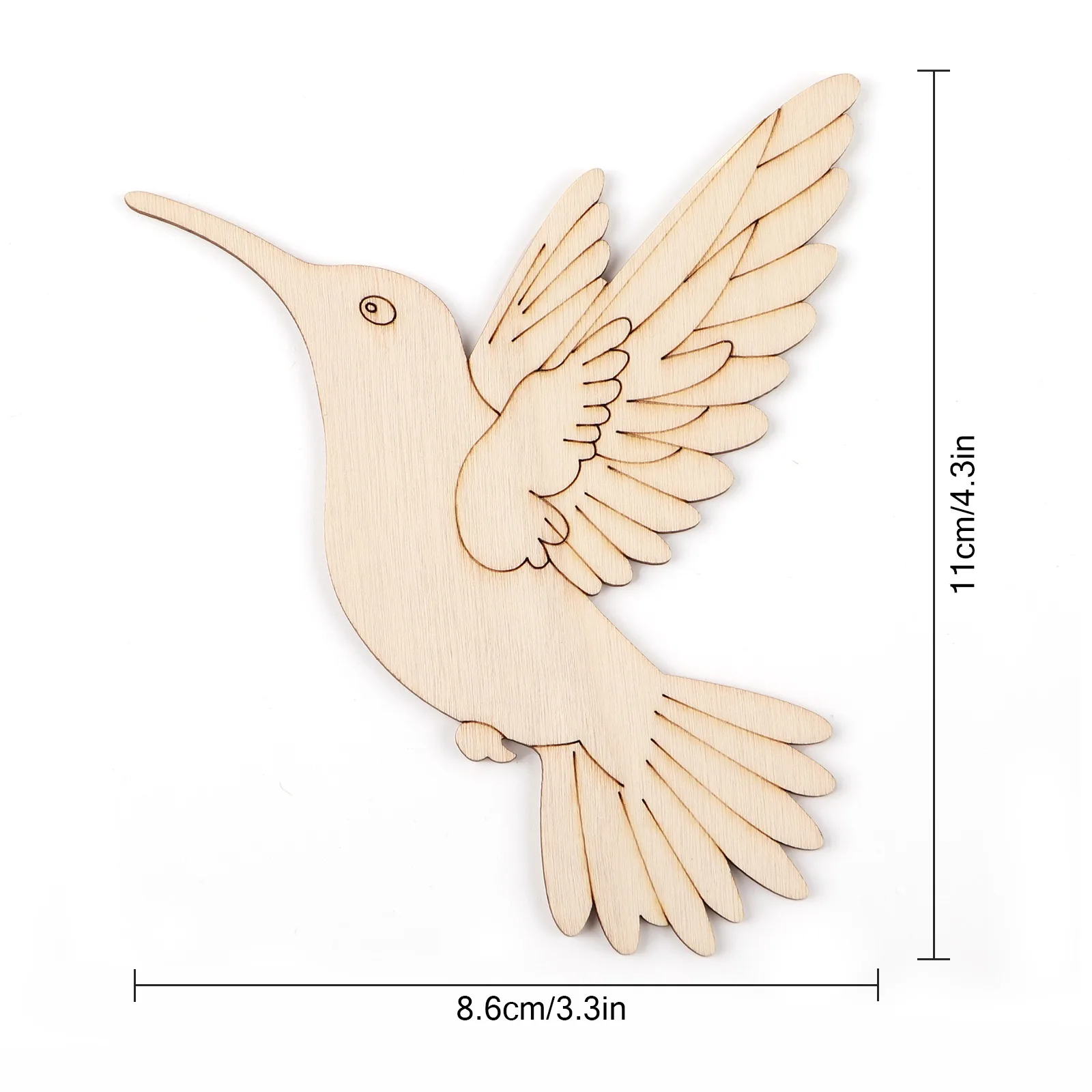 10 pièces de découpes en bois  - Art Craft Wood avis et prix