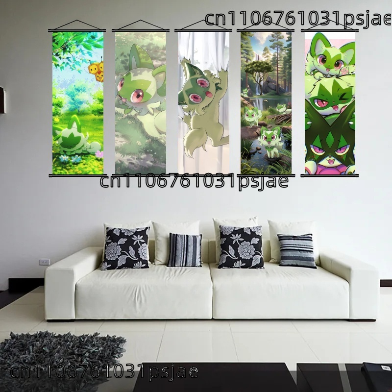 Sprigatito Scroll Art, bien co - Art Craft Japan avis et prix