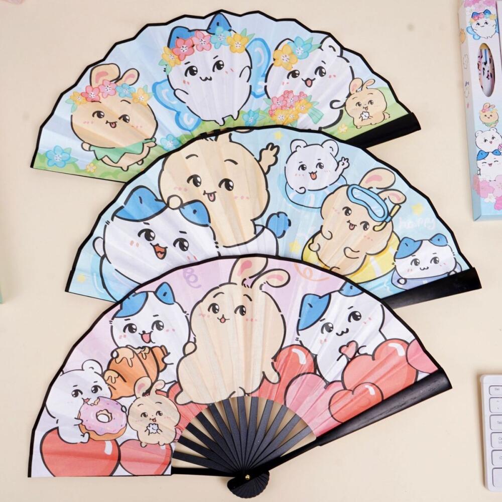 Éventail pliant Kawaii Chiikaw - Art Craft Japan avis et prix