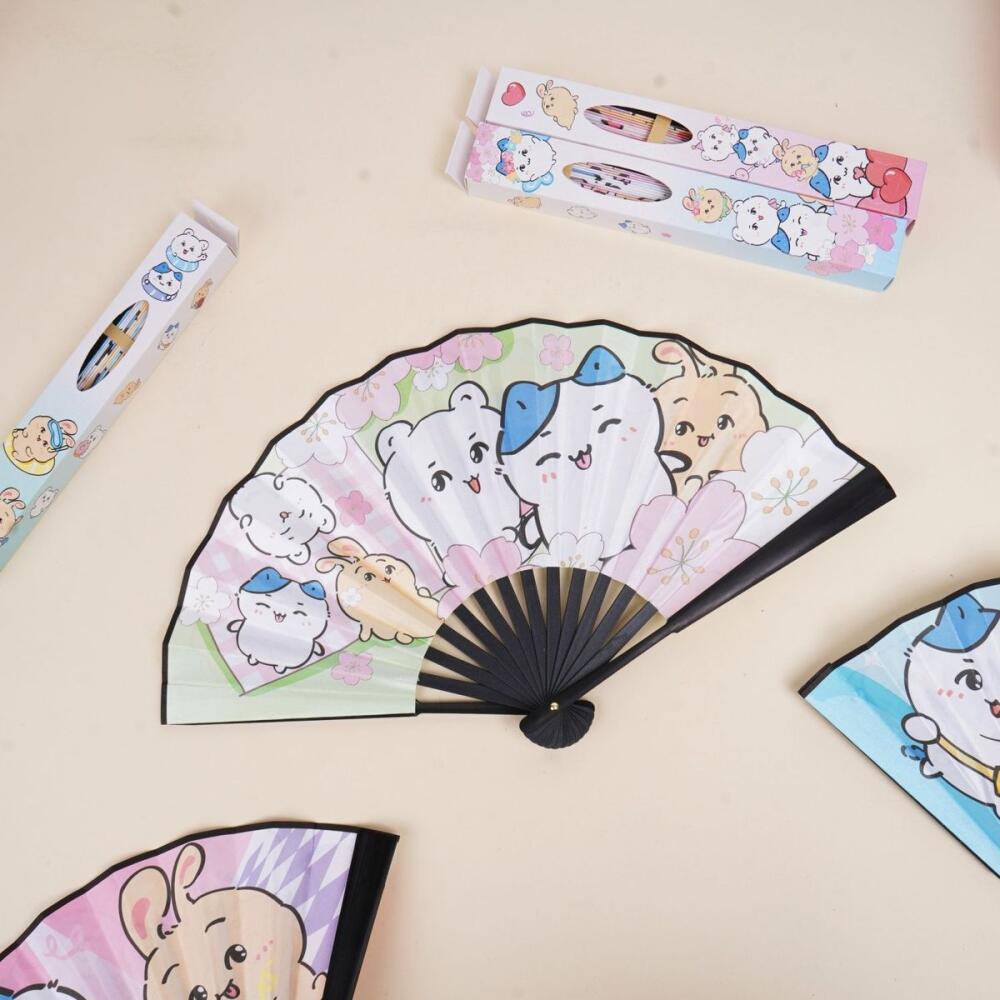 Éventail pliant Kawaii Chiikaw - Art Craft Japan avis et prix