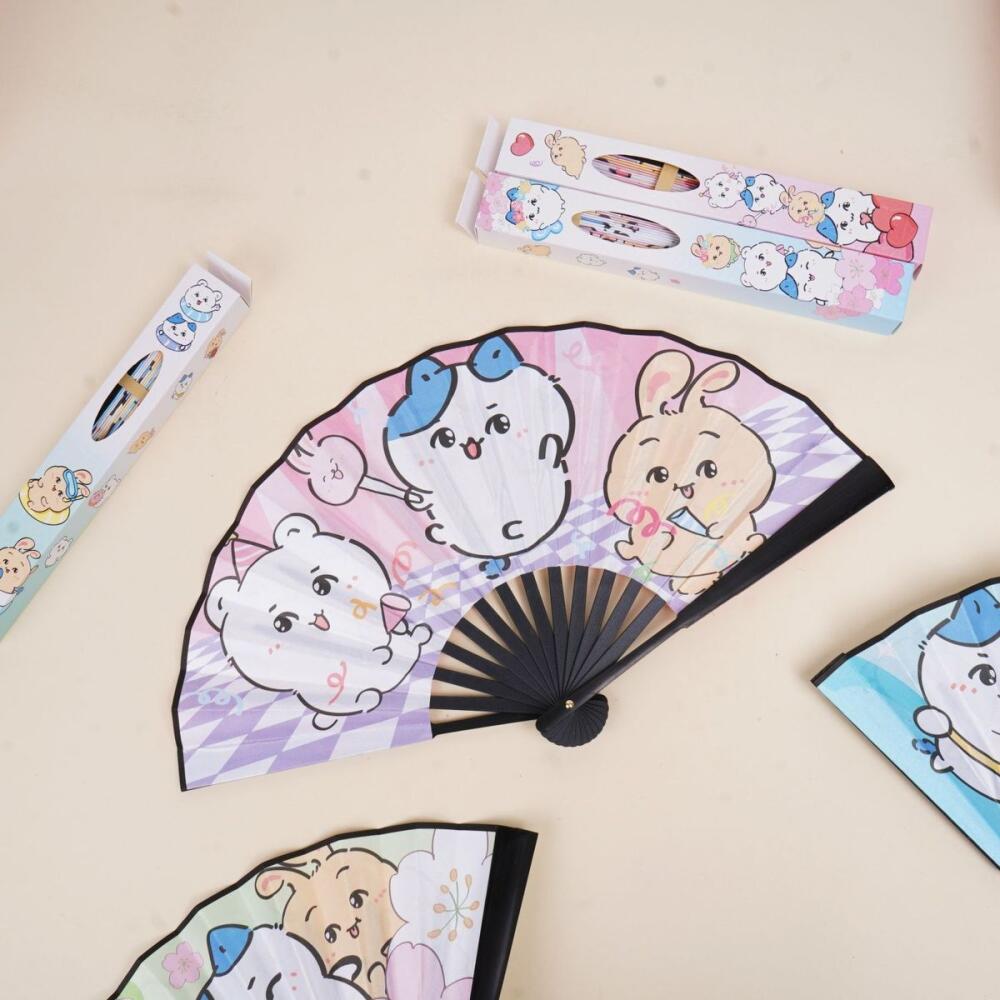 Éventail pliant Kawaii Chiikaw - Art Craft Japan avis et prix