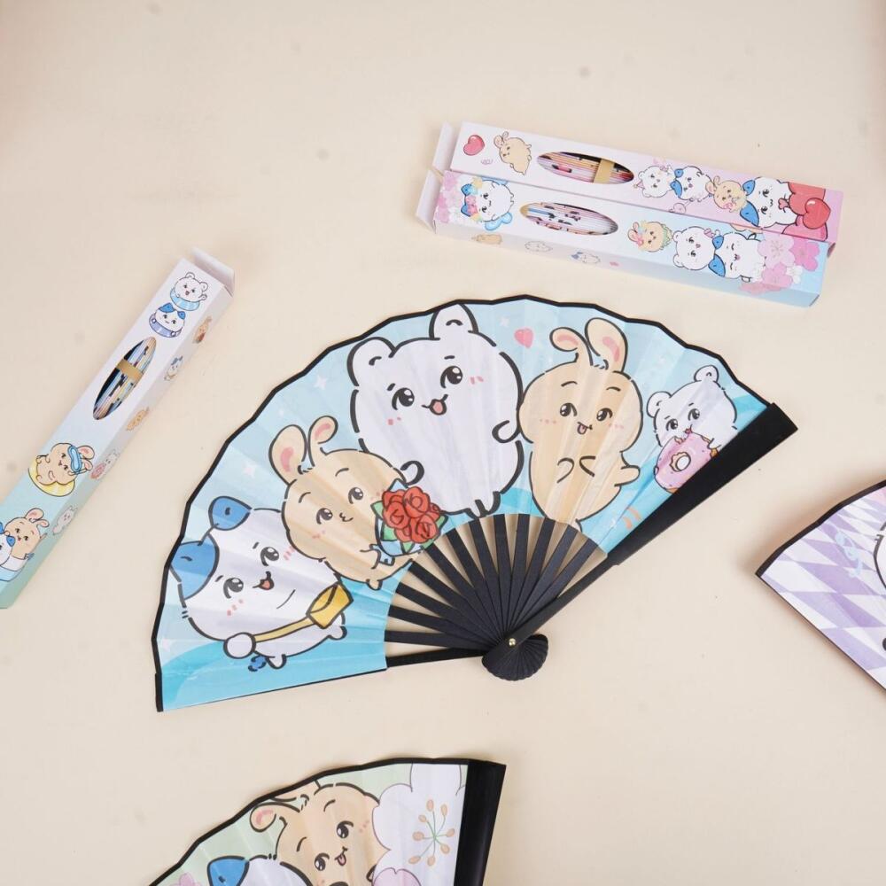 Éventail pliant Kawaii Chiikaw - Art Craft Japan avis et prix