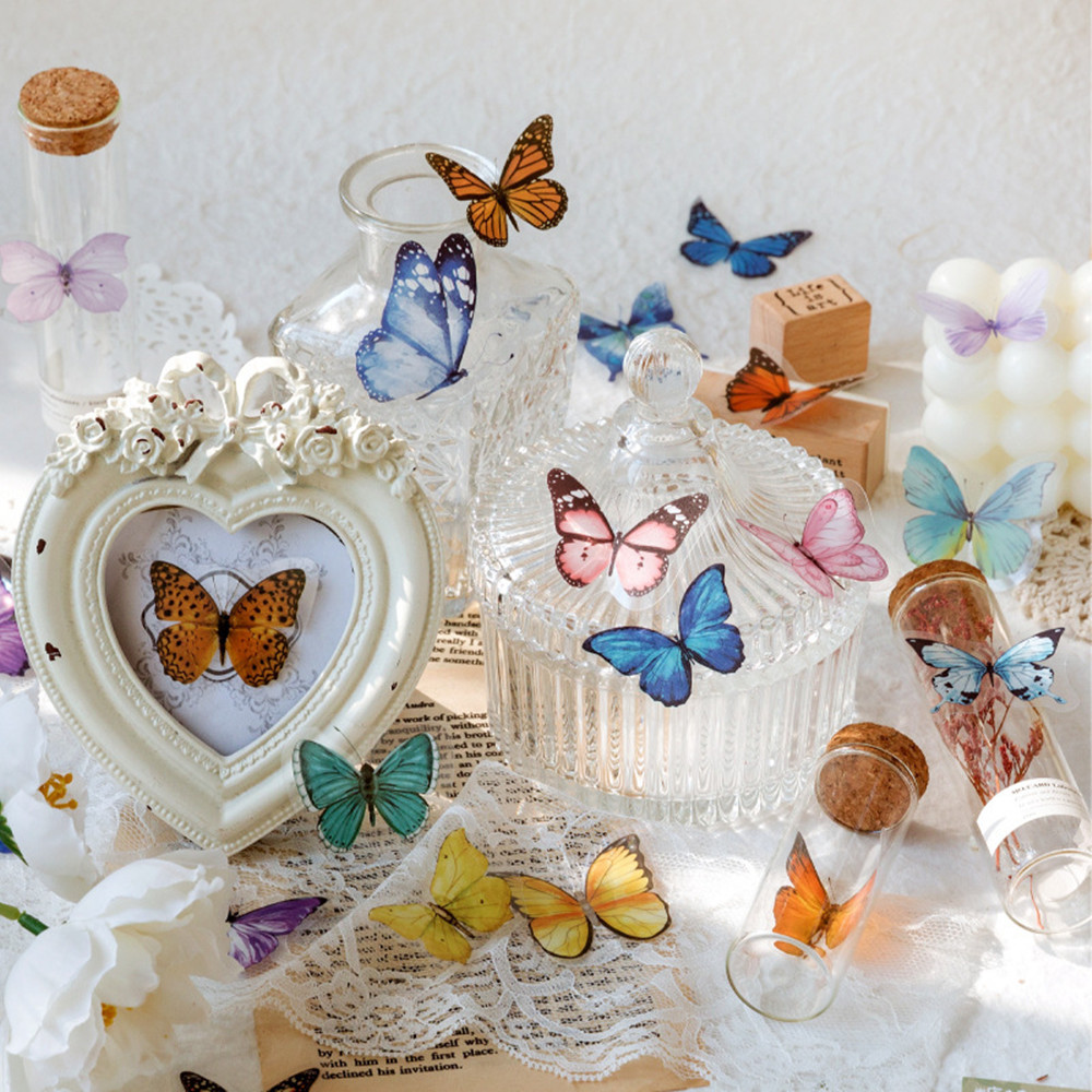 Autocollants papillon en PET,  - Art Craft Books avis et prix